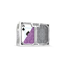 COPAG Unique - Purple/Grey plasztik póker kártya, Jumbo index, dupla csomag