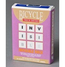 Bicycle Invisible Deck, 809 Mandolin Back - kék, 1 csomag