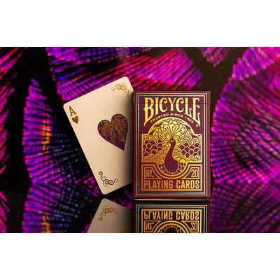 Bicycle Purple Peacock kártya, 1 csomag