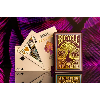 Bicycle Purple Peacock kártya, 1 csomag