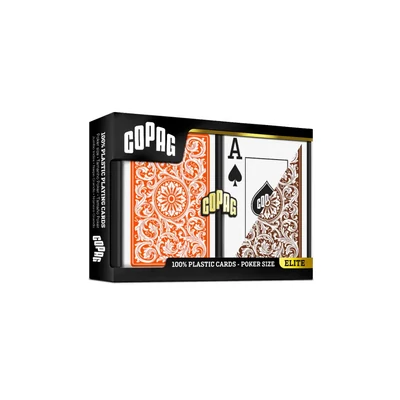 COPAG Elite (Orange/Brown) kártya, Jumbo index, dupla csomag