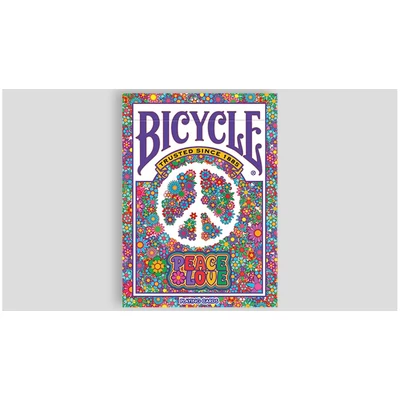 Bicycle Peace & Love kártya