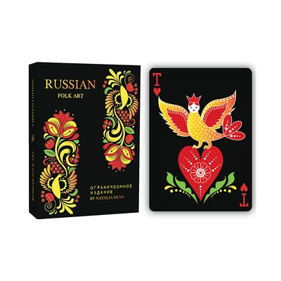 Russian Folk Art Limited Edition (Black) kártya