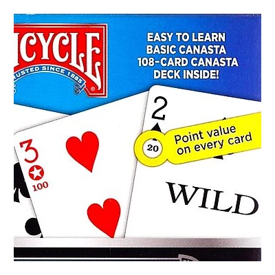 Bicycle Canasta Games - Kanaszta kártya készlet, 2 csomagos