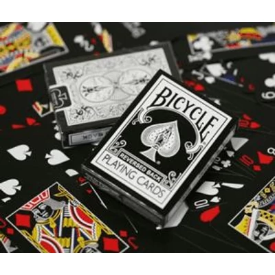 Bicycle Black Deck, Reversed Back kártya, 1 csomag