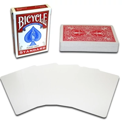 Bicycle "Magic Deck" - üres képoldal/piros hátlap