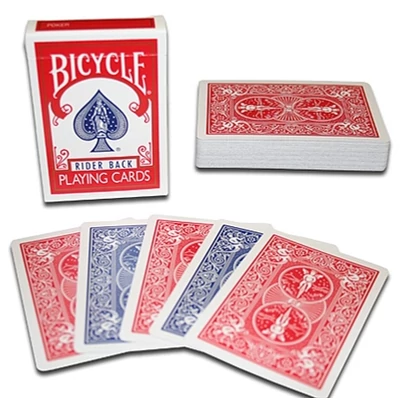 Bicycle "Magic Deck" - dupla hátoldalas: kék/piros